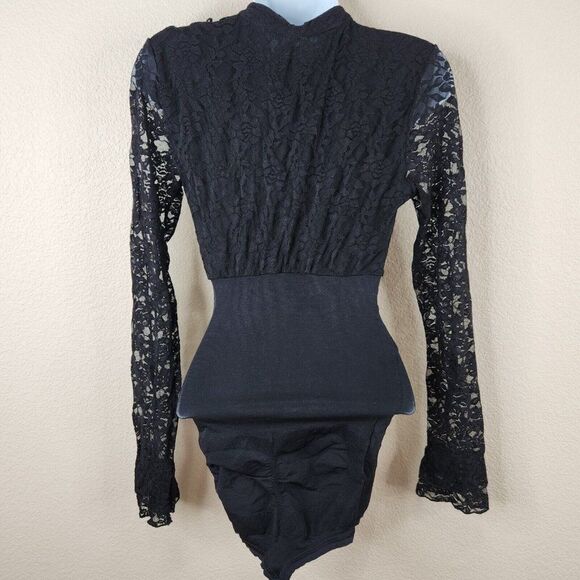Fajate Lace Shapewear Bodysuit Tummy Control Body Suit Womens Size M - Picture 5 of 7